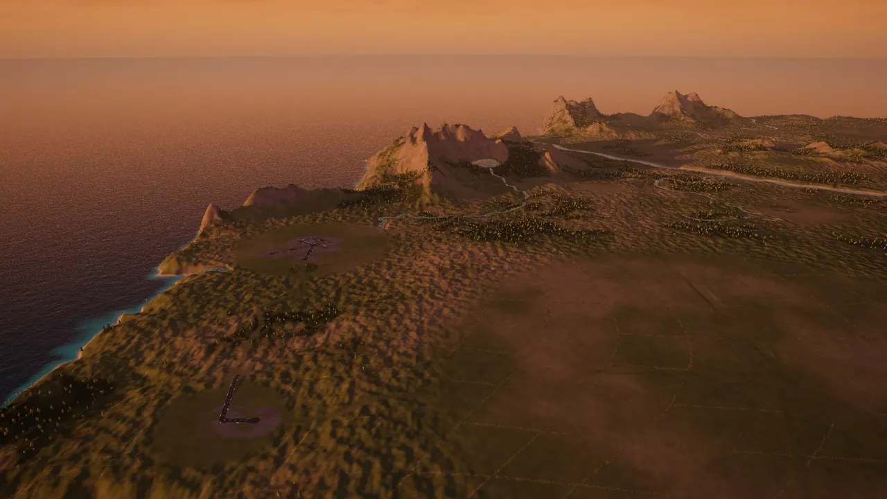 Day 1: two villages on an untouched island.