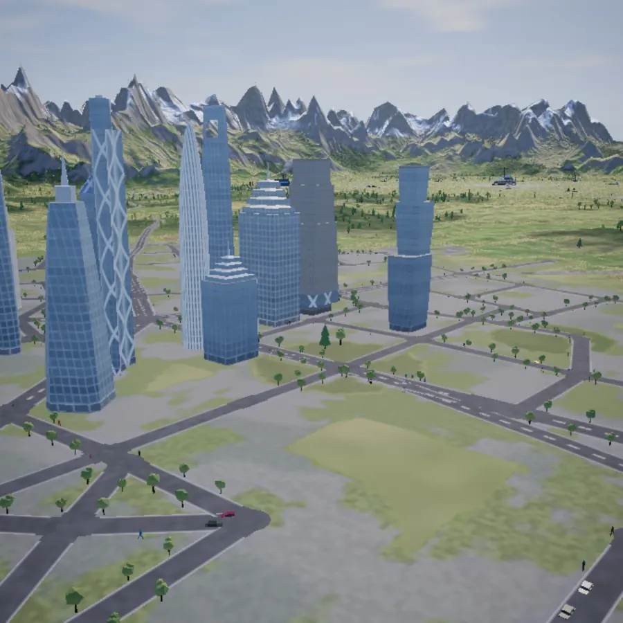 Nearly every form side by side in one town.